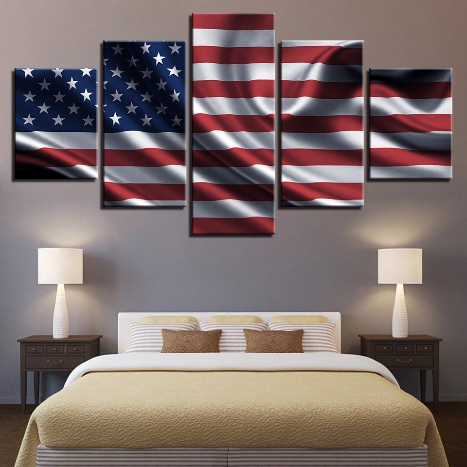 National Flag 16 – Abstract Canvas Wall Art