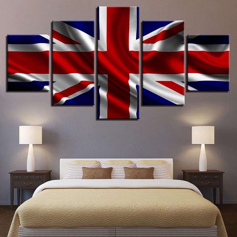 National Flag 17 – Abstract Canvas Wall Art