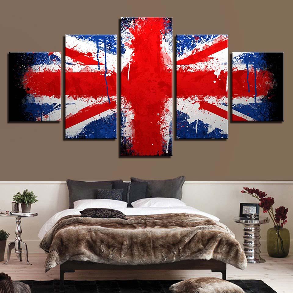 National Flag 2 – Abstract Canvas Wall Art