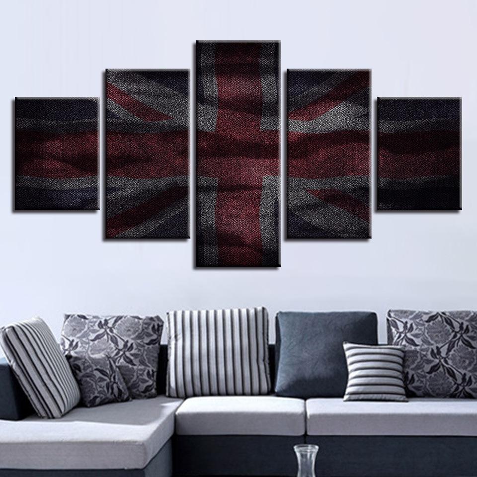 National Flag 36 – Abstract Canvas Wall Art