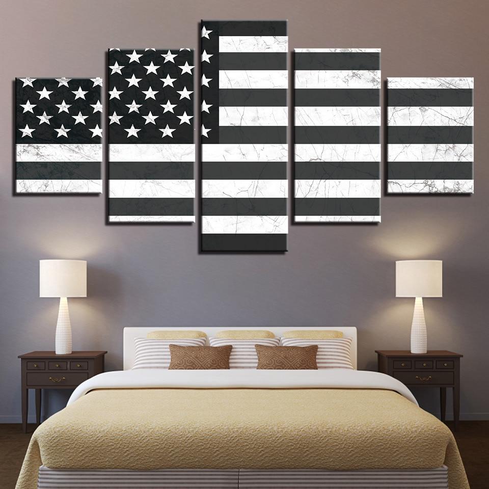 National Flag 6 – Abstract Canvas Wall Art