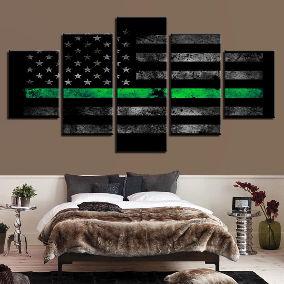 National Flag 8 – Abstract Canvas Wall Art