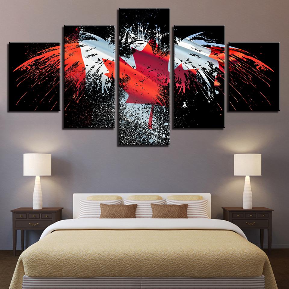 National Flag Eagle 6 – Abstract Canvas Wall Art