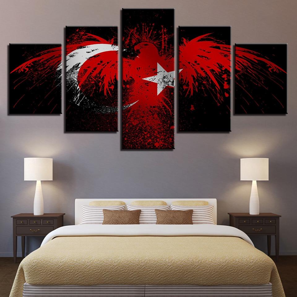 National Flag Eagle 7 – Abstract Canvas Wall Art