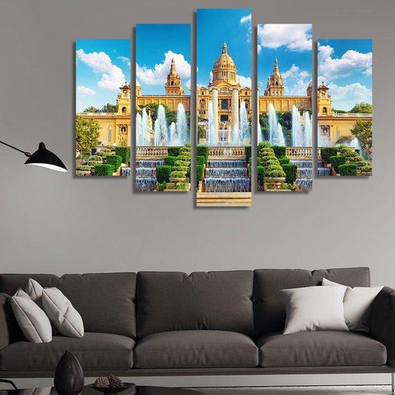 National Museum In Barcelona 01 – Nature Canvas Wall Art