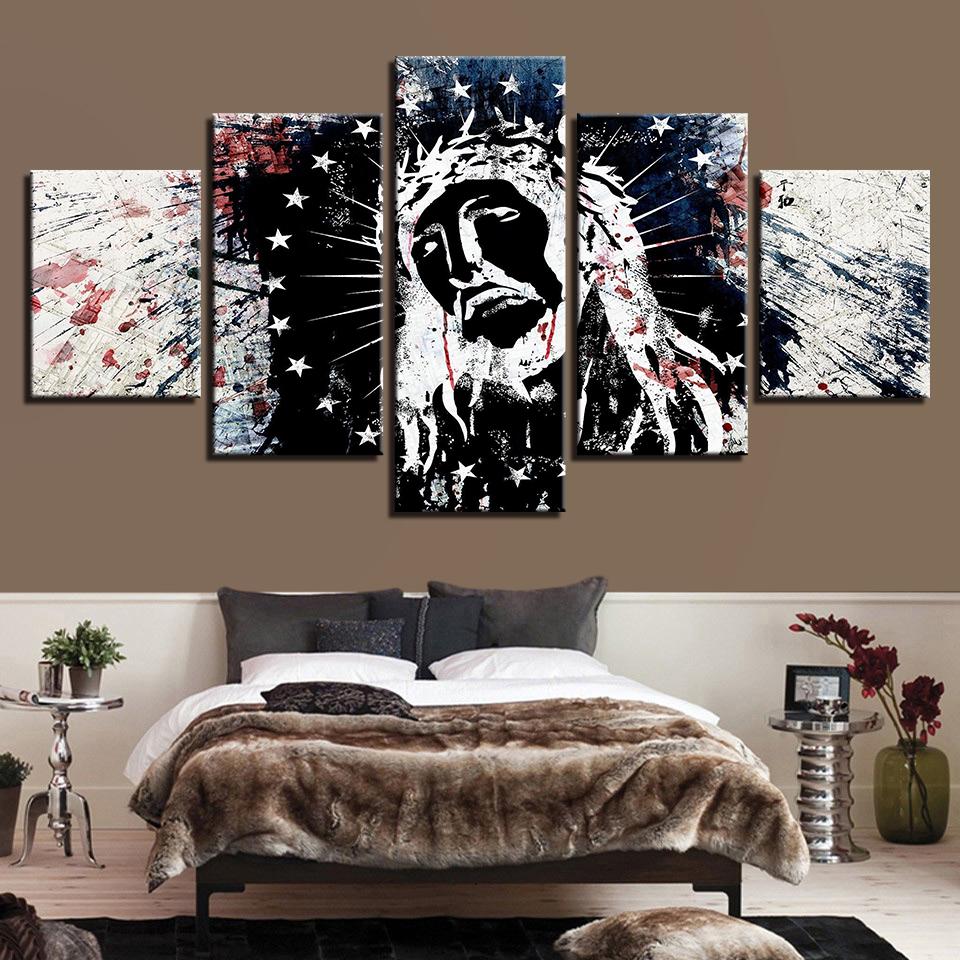 Native American Indian – Abstract Canvas Wall Art