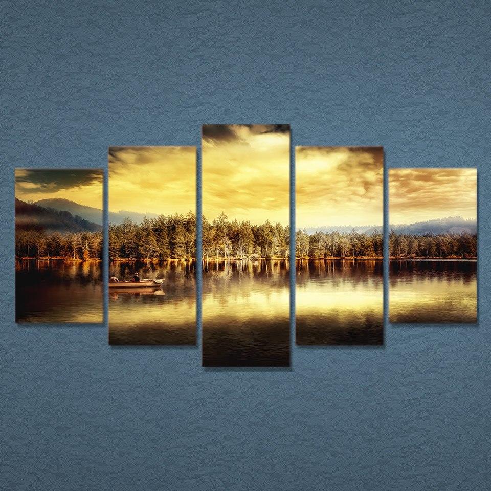 Natural Lake – Nature Canvas Wall Art