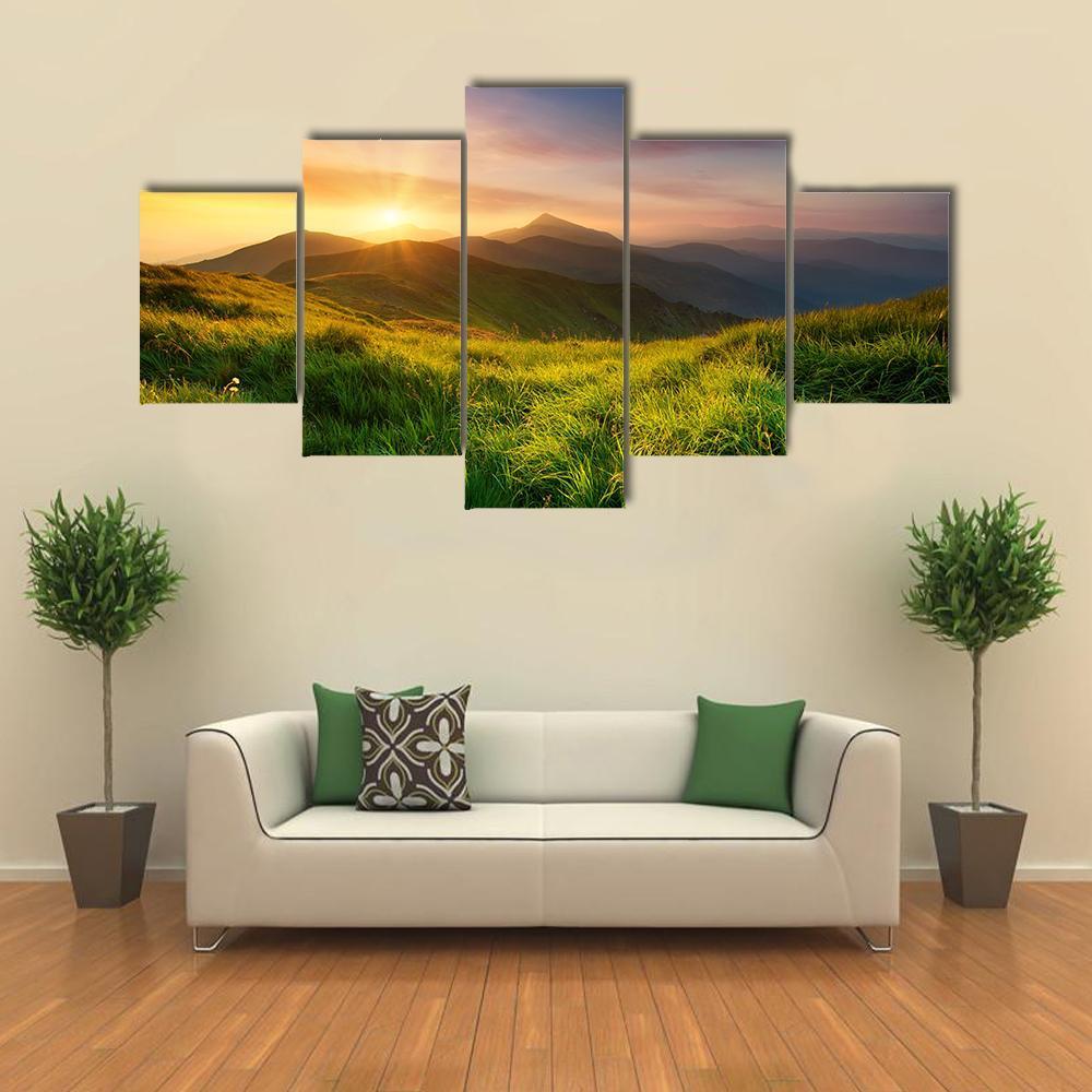 Natural Summer Landscape – Nature Canvas Wall Art