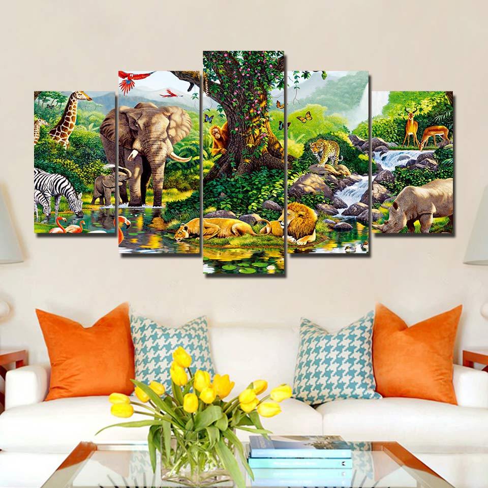 Nature Animals Park – Animal Canvas Wall Art