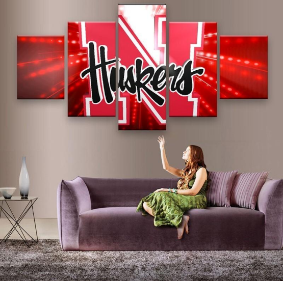 Nebraska Cornhuskers American Football – Sport Canvas Wall Art