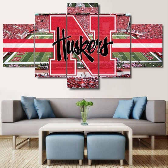 Nebraska Cornhuskers Stadium Sport – Canvas Wall Art