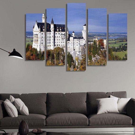 Neuschwanstein Castle 01 – Nature Canvas Wall Art
