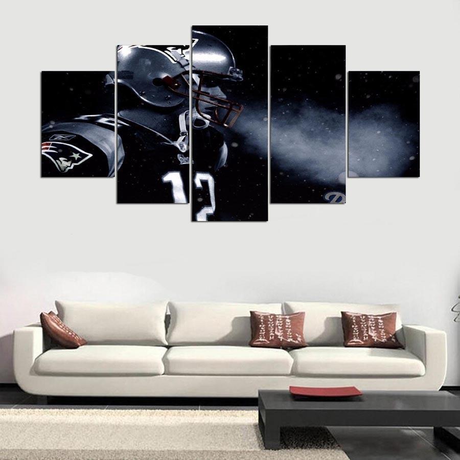 New England Patriot Footballer Tom Brady – Canvas Wall Art