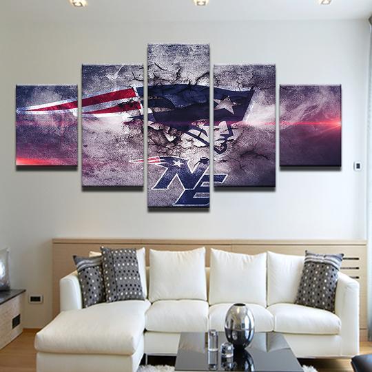 New England Patriots 3 – Nature Canvas Wall Art