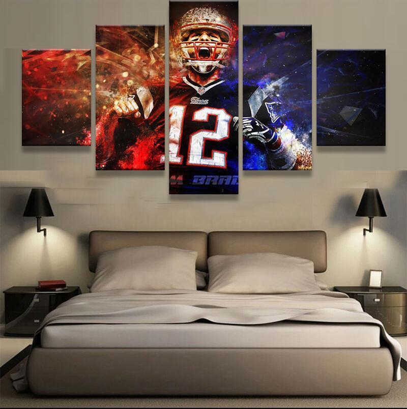 New England Patriots Tom Brady – Sport Canvas Wall Art