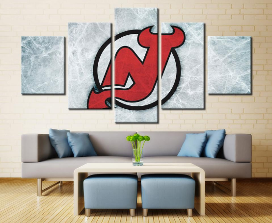 New Jersey Devils 3 Hockey – Sport Canvas Wall Art