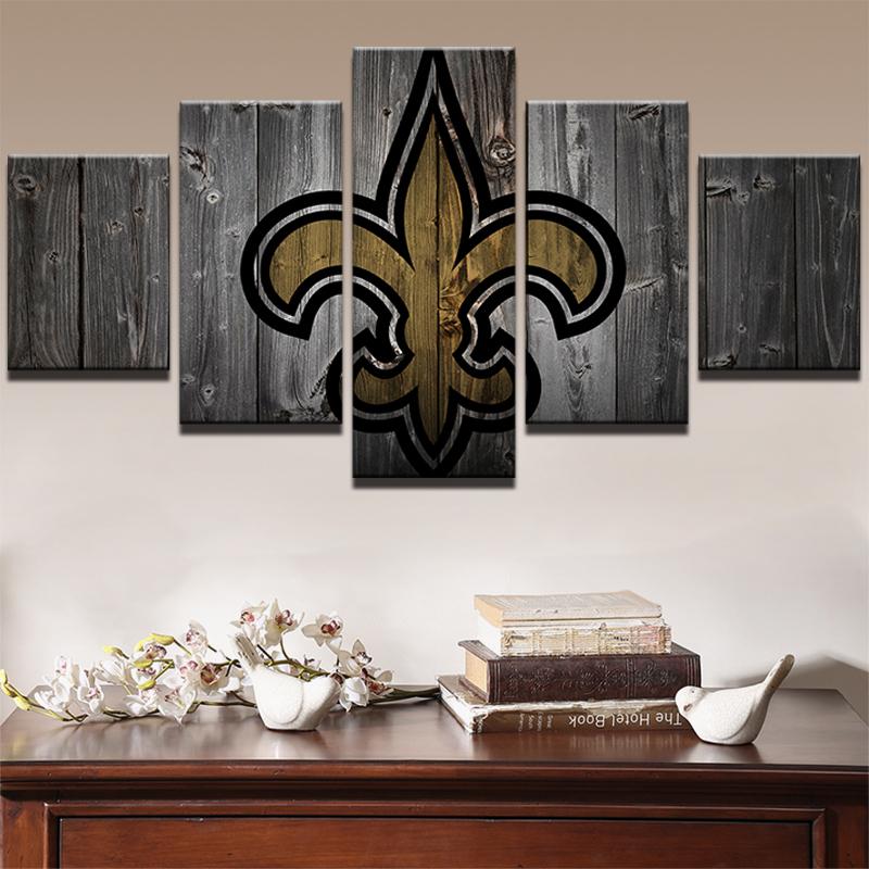 New Orleans Saints Barn Wood – Sport Canvas Wall Art