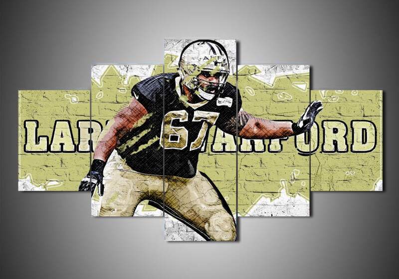 New Orleans Saints – Larry Warford – Sport Canvas Wall Art