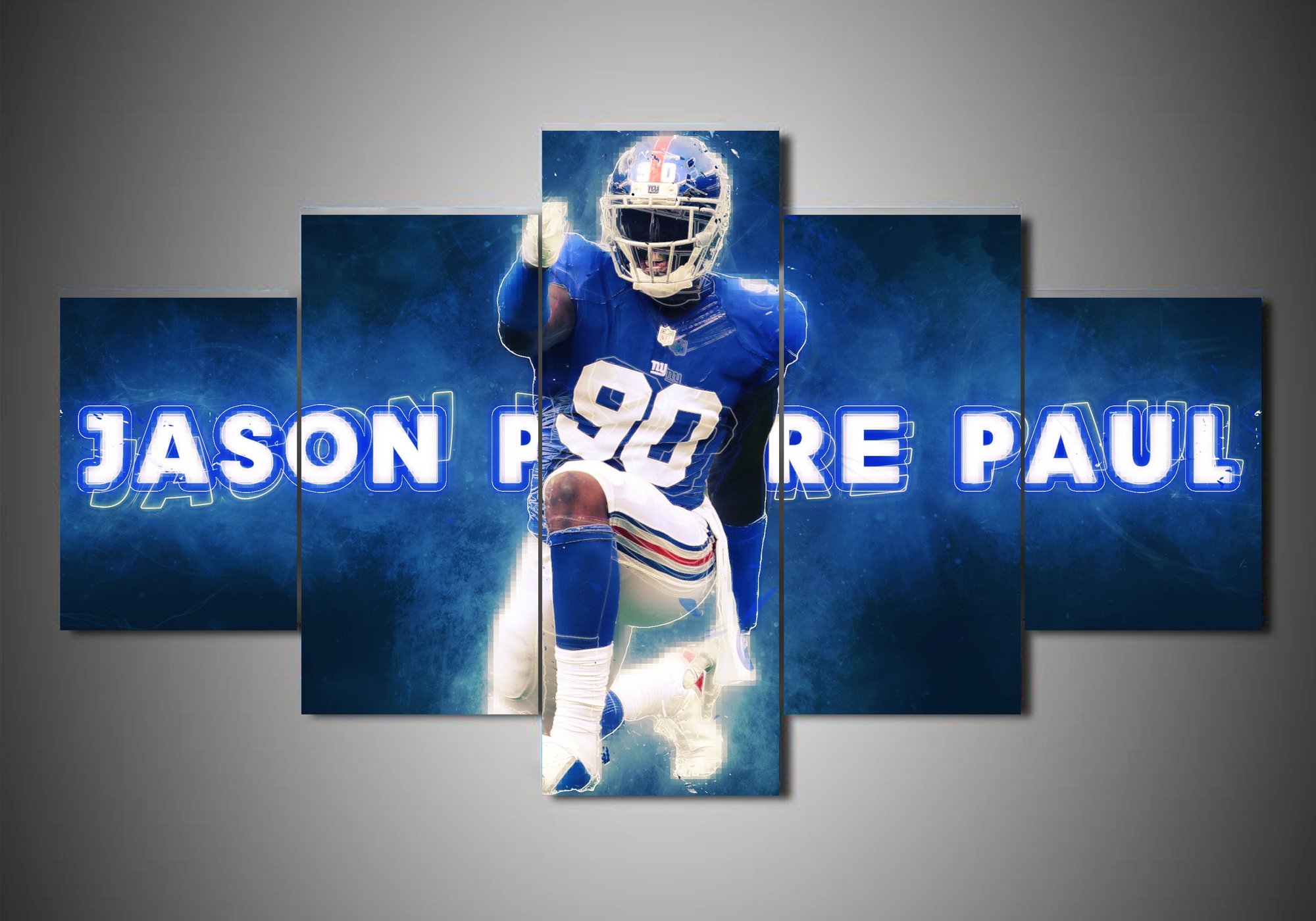 New York Giants – Jason Pierre Paul – Sport Canvas Wall Art