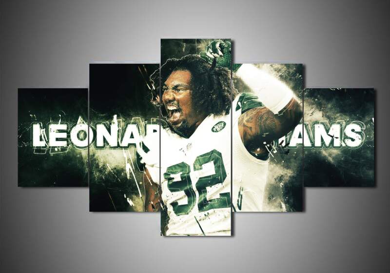 New York Jets – Leonard Williams – Sport Canvas Wall Art