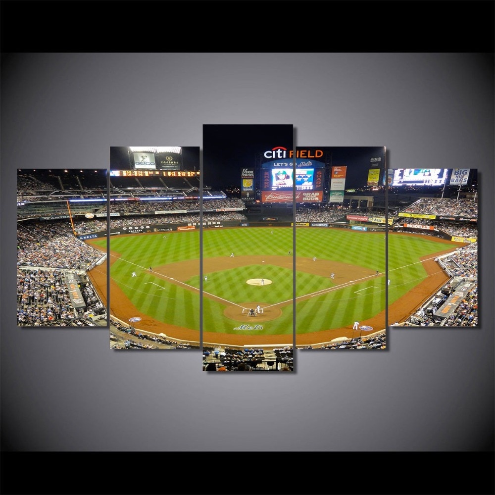 New York Mets Citi Field Stadium Sport – Canvas Wall Art