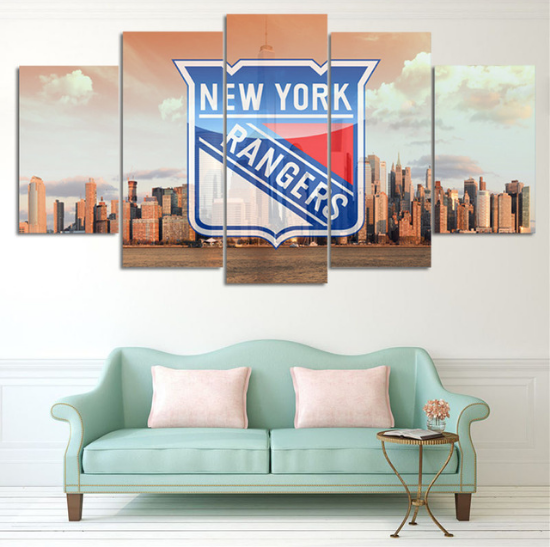 New York Rangers 4 Hockey – Sport Canvas Wall Art