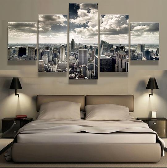 New York Skyline – Nature Canvas Wall Art