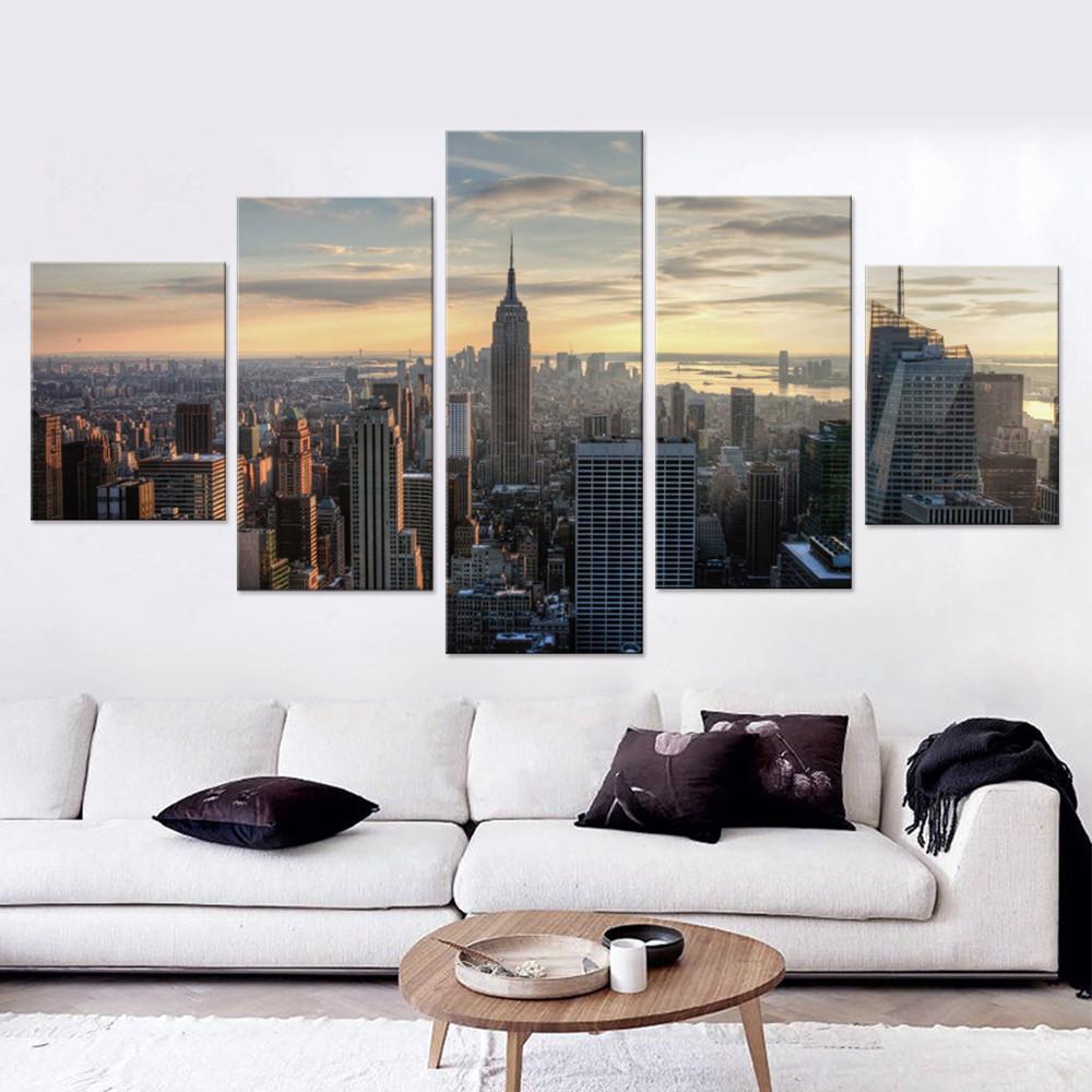 New York Top View – Nature Canvas Wall Art