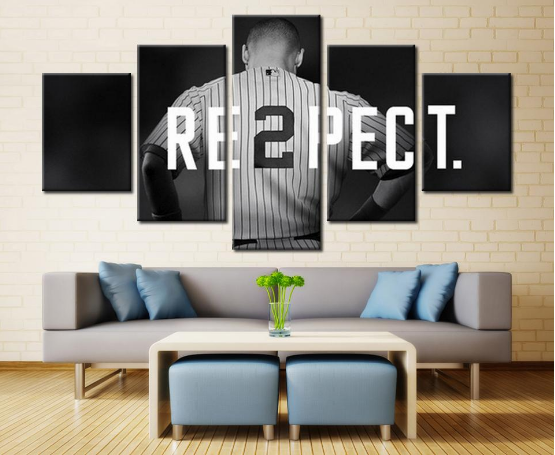 New York Yankees Captain Baseball – Canvas Wall Art