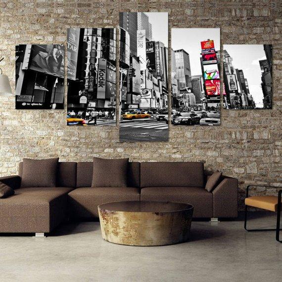 New York Yellow Taxi – Nature Canvas Wall Art