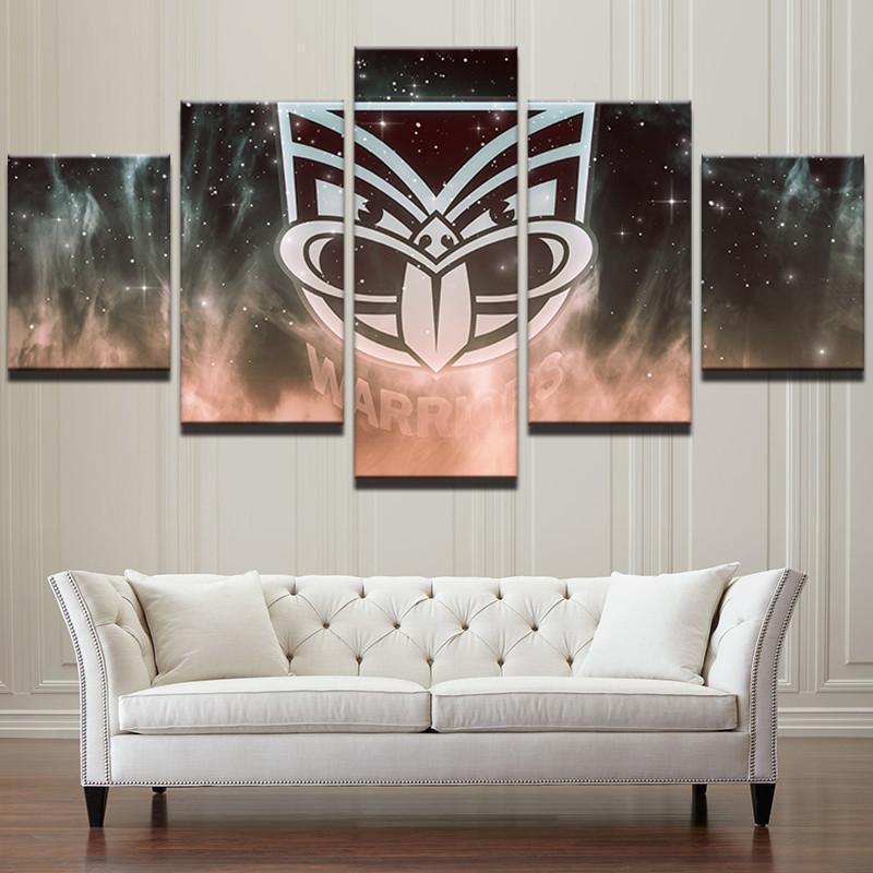 New Zealand Warriors Nrl Football – Canvas Wall Art