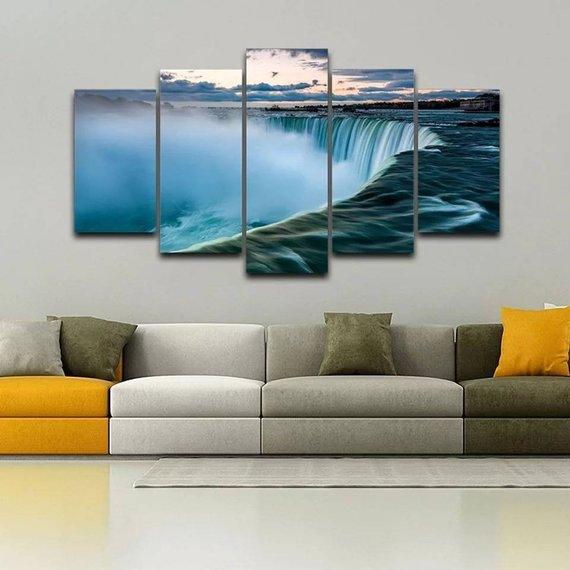 Niagara Falls Waterfalls – Nature Canvas Wall Art