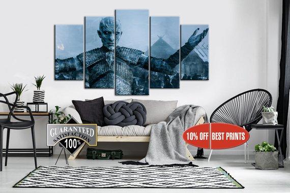 Night King – Game Of Thrones – Movie Canvas Wall Art
