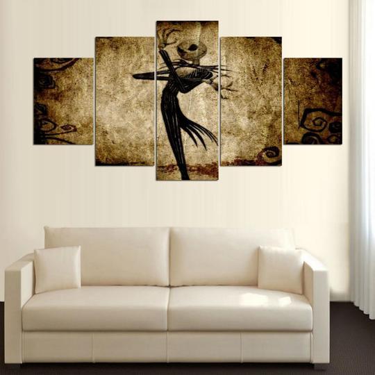 Nightmare Before Christmas Jack Skellington 2 – Cartoon Canvas Wall Art