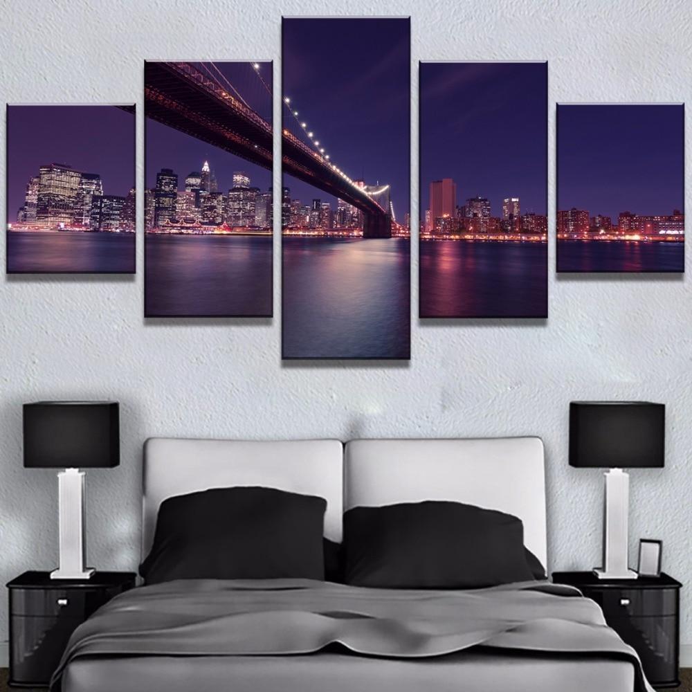 Nights In New York City 01 – Nature Canvas Wall Art