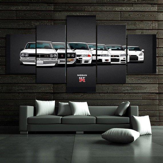 Nissa Skyline Gtr Car – Automative Canvas Wall Art