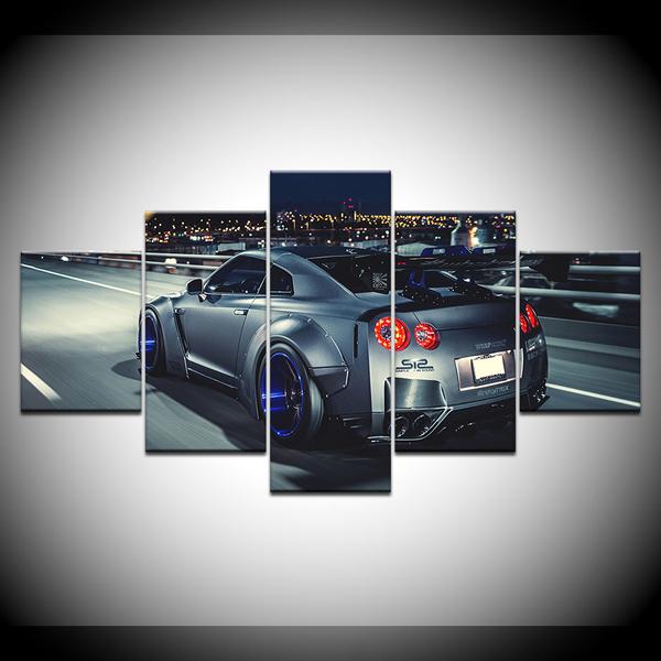 Nissan Gt-R Nismo Wide Body Sports Muscle – Automative Canvas Wall Art