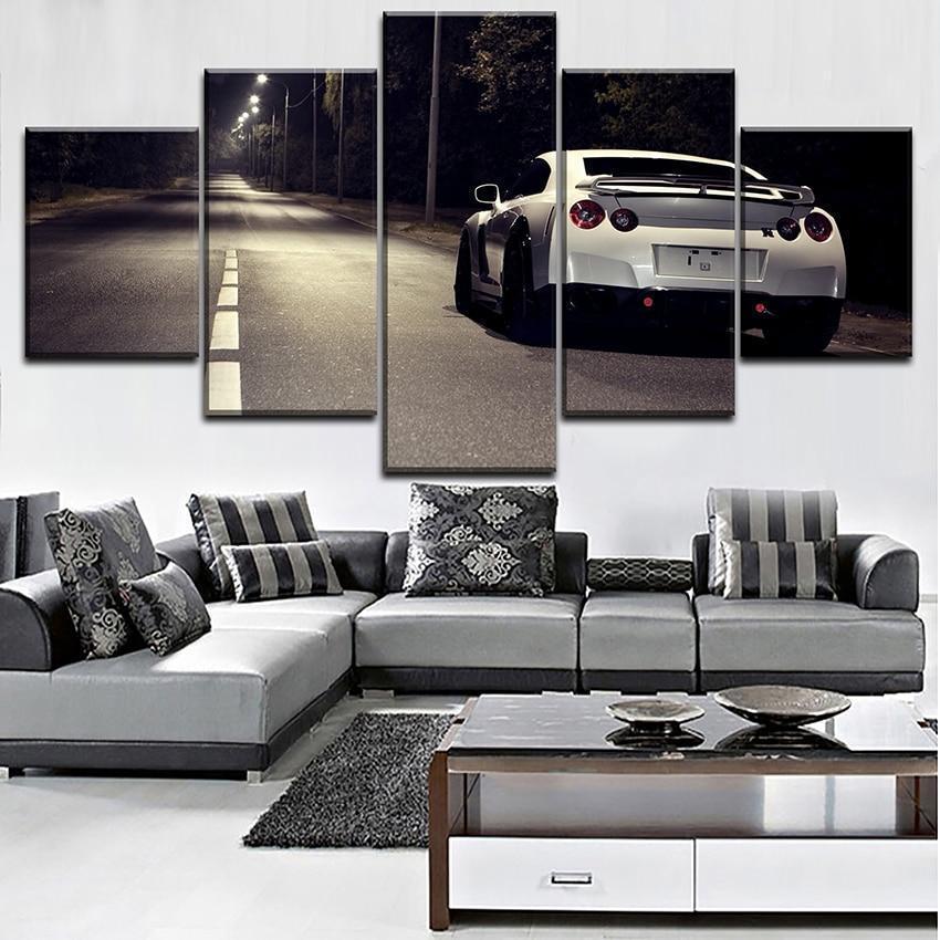 Nissan Gtr Car 5 Car &Amp; Motor – Canvas Wall Art