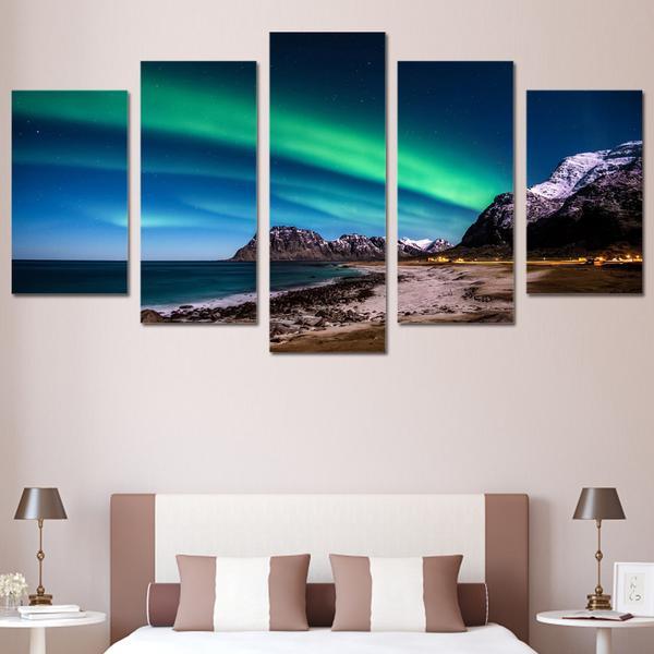 Northern Light Aurora 01 – Nature Canvas Wall Art