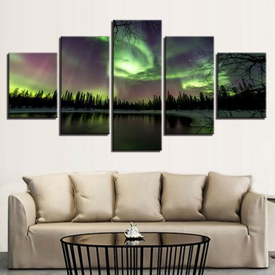 Northern Lights 2 – Nature Canvas Wall Art