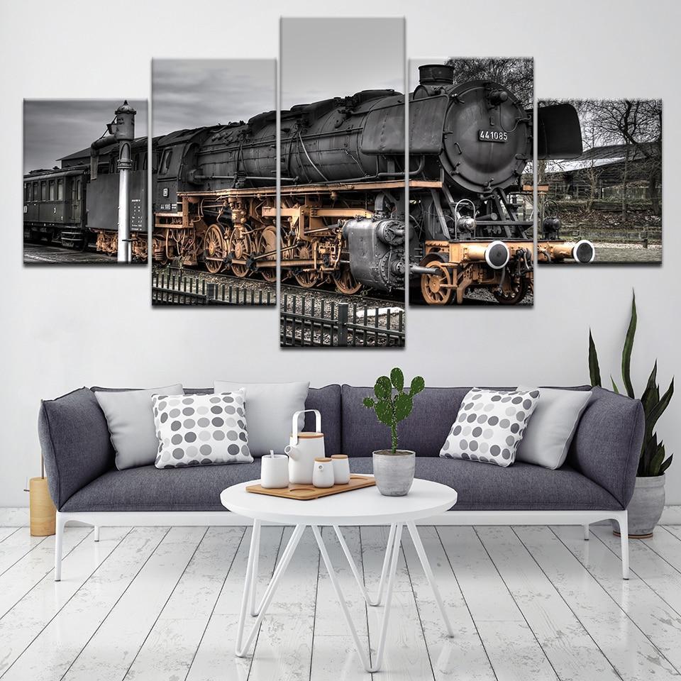 Nostalgia Antique Levels Train – Automative Canvas Wall Art