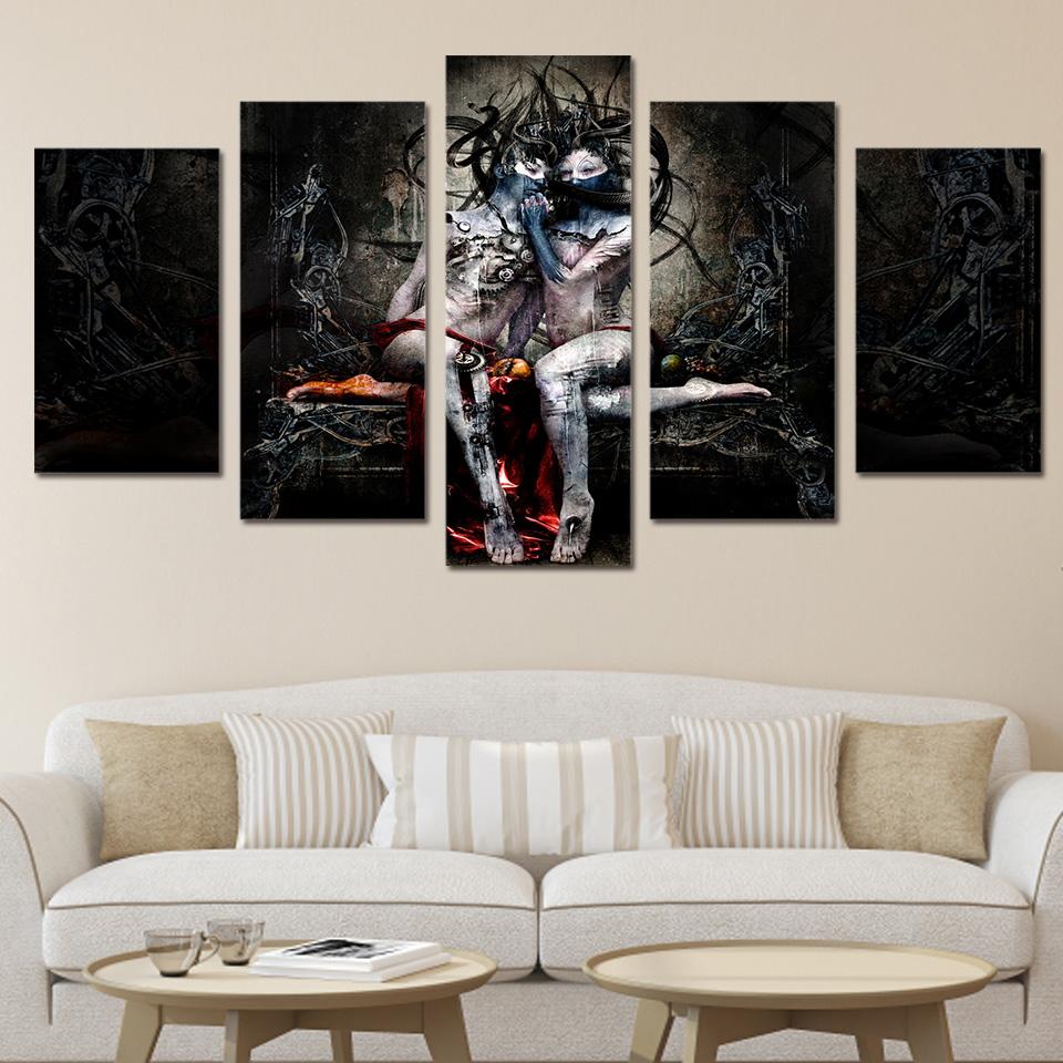 Nude Woman – Abstract Canvas Wall Art