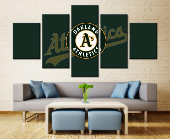 Oakland Athletics Team Baseball – Sport Canvas Wall Art