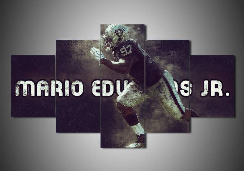 Oakland Raiders – Mario Edwards Jr – Sport Canvas Wall Art