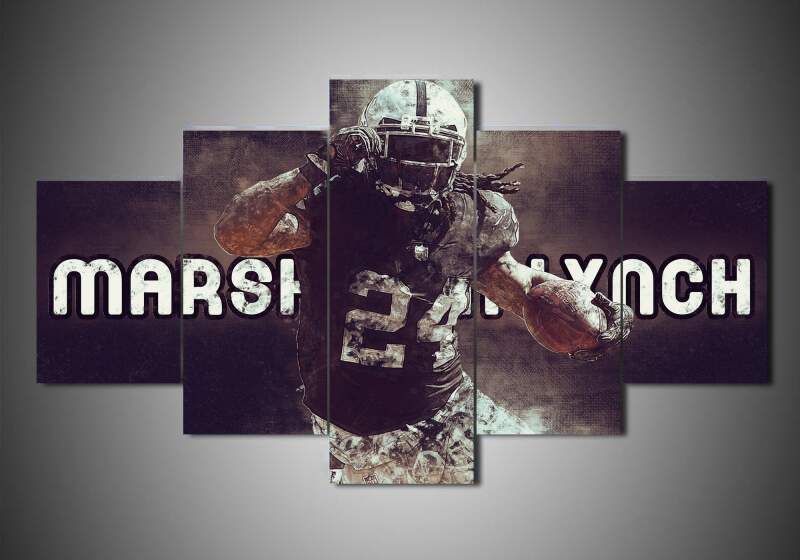 Oakland Raiders – Marshawn Lynch – Sport Canvas Wall Art