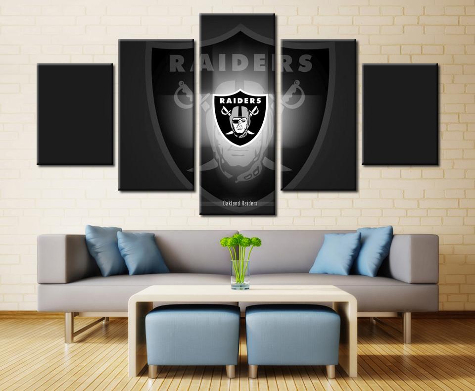 Oakland Raiders Sports Rugby – Sport Canvas Wall Art