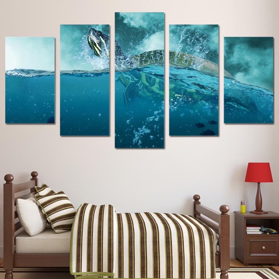 Ocean Turtle 1 – Animal Canvas Wall Art