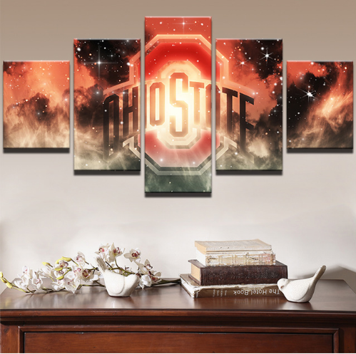 Ohio State Buckeyes Poster – Sport Canvas Wall Art