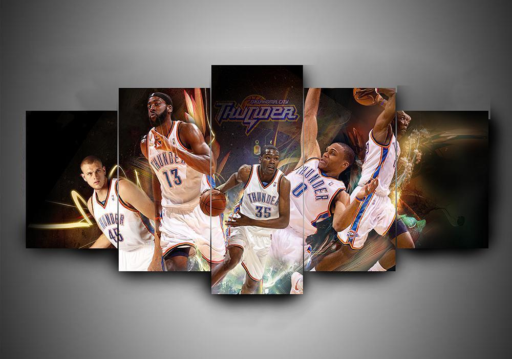 Oklahoma City Thunder 2 – Sport Canvas Wall Art