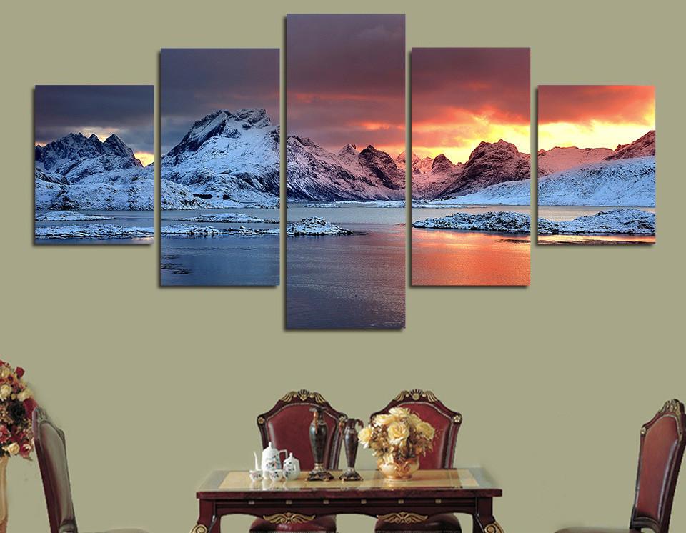 Okulsarlon In Iceland – Nature Canvas Wall Art